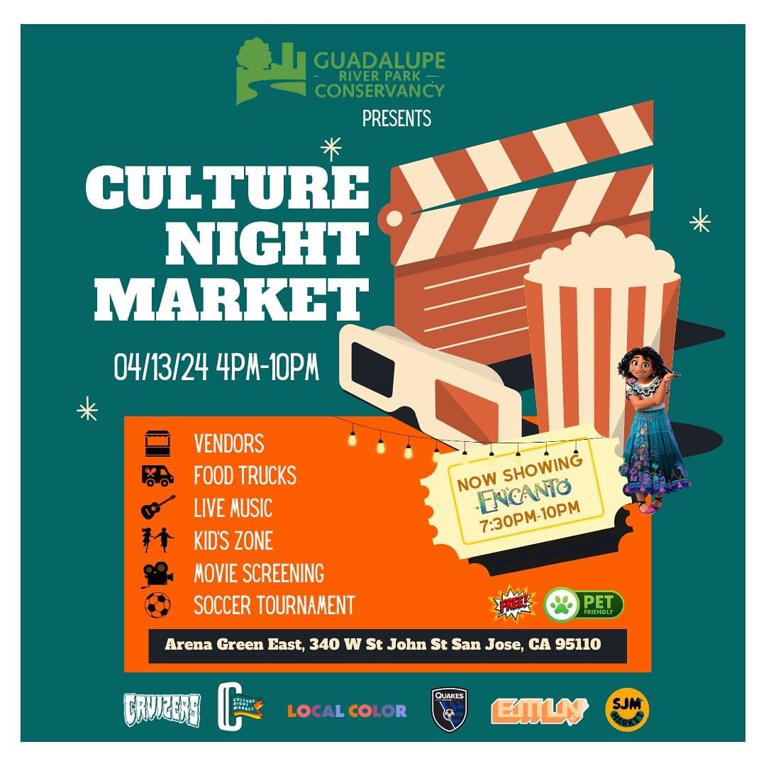 Culture Night Market in San Jose, April 13th!
