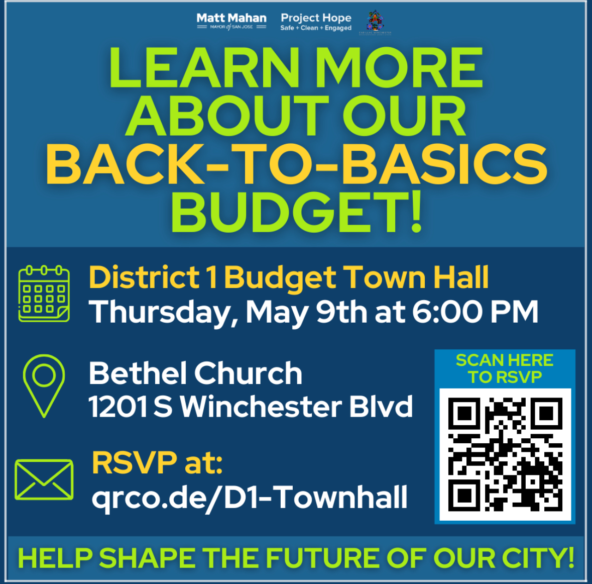 District 1 Budget Meeting