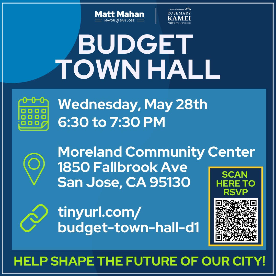 Budget Town Hall for District 1 – Meet the Mayor!