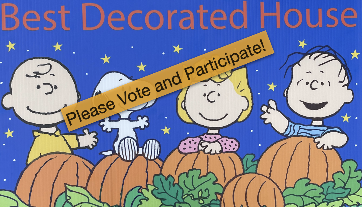 Contest! Fifth Annual Best Decorated Halloween House 2026